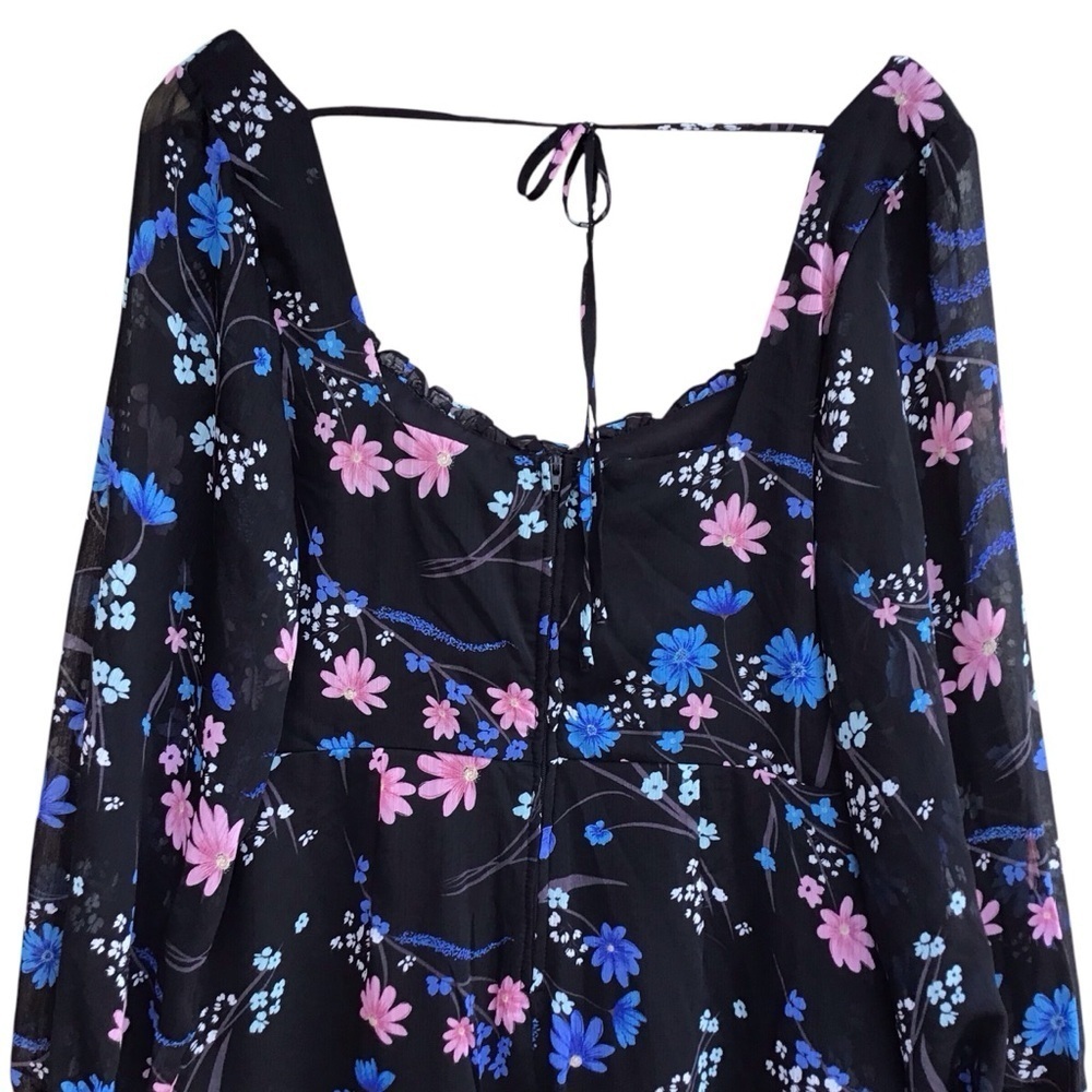 B Darlin Emma Printed Ruffle Dress NEW - Picture 8 of 11